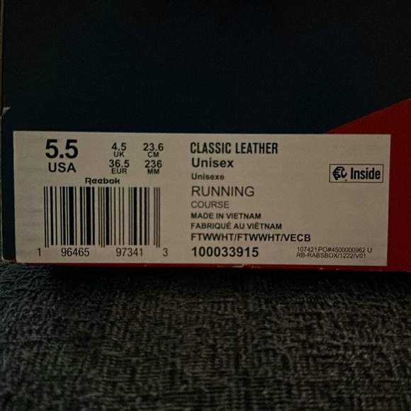 Reebok Classic Leather Running shoe - Picture 6 of 6